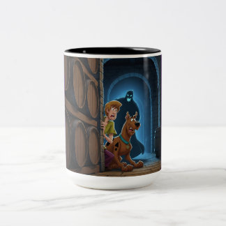 Caneca De Café Em Dois Tons Scooby & Shaggy: Barrel of Fright