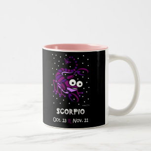 CANECA DE CAFÉ EM DOIS TONS SCORPIO