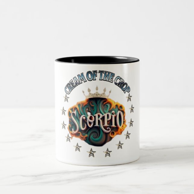 Caneca De Café Em Dois Tons Scorpio Crown Mug (Centro)