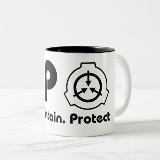 Caneca De Café Em Dois Tons SCP Foundation Mug - Contentor Oficial de Bebidas