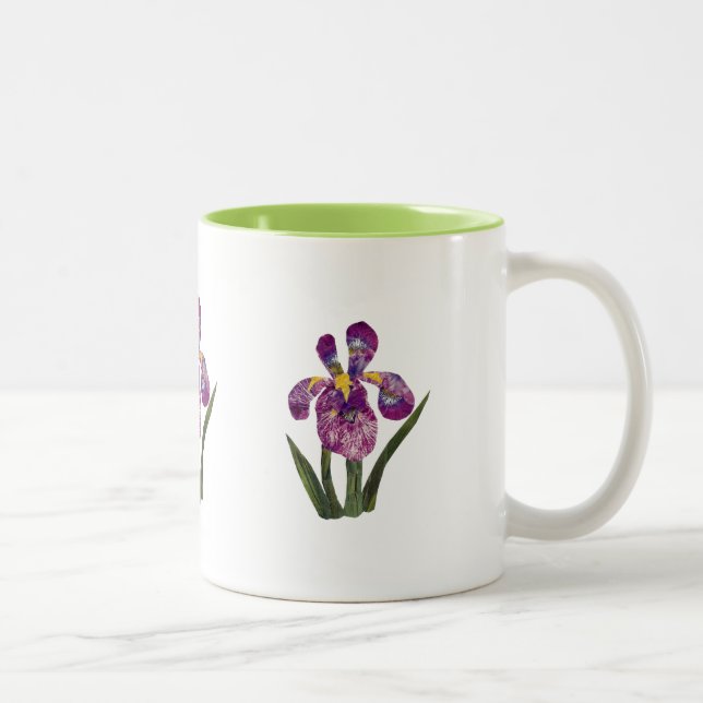Caneca De Café Em Dois Tons Scrapbook Iris Mug (Direita)