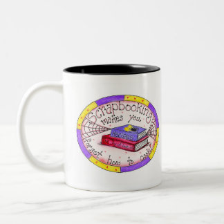 Caneca De Café Em Dois Tons Scrapbooking e cozinhar