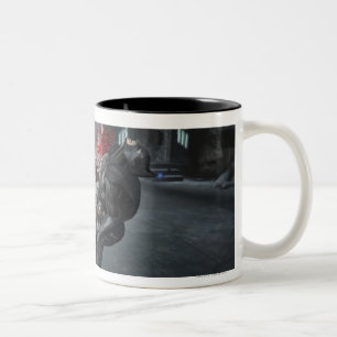 Caneca De Café Em Dois Tons Screenshot: Cyborg contra Batman