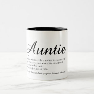 Caneca De Café Em Dois Tons Script de Na moda de Cotação de Definição de A