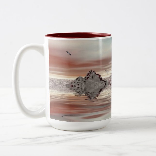 Caneca De Café Em Dois Tons Scripting Mug (Esquerda)