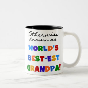 Caneca De Café Em Dois Tons Se não sabido como presentes do vovô Melhor-est
