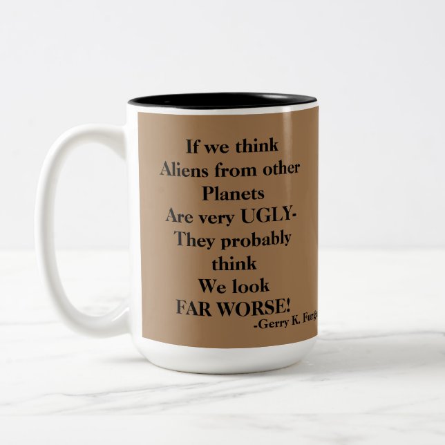 CANECA DE CAFÉ EM DOIS TONS SE PENSAMOS (Esquerda)