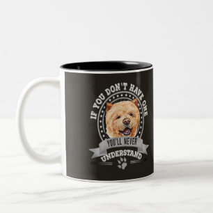 Caneca De Café Em Dois Tons Se você não tem um Chow Engraçado