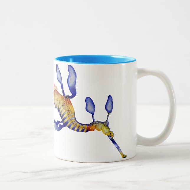 Caneca De Café Em Dois Tons Seadragon Weedy (Direita)