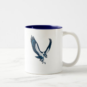 Caneca De Café Em Dois Tons Seahawk, NATAÇÃO de UNCW