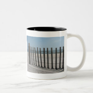 Caneca De Café Em Dois Tons Seashore Nacional da Ilha de Assateague