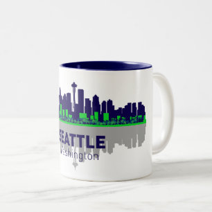 Caneca De Café Em Dois Tons Seattle Coffee Mug