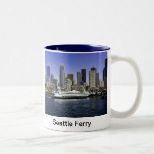 Caneca De Café Em Dois Tons Seattle Ferry Estado de Washington