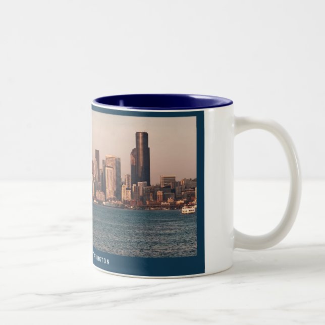 Caneca De Café Em Dois Tons Seattle Skyline Mug (Direita)