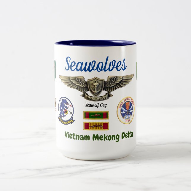 Caneca De Café Em Dois Tons Seawolf Mug (Centro)