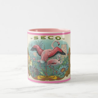 Caneca De Café Em Dois Tons Seco Flamingo Coffee Mug