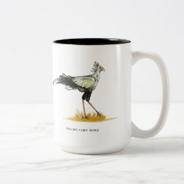 Caneca De Café Em Dois Tons Secretário Bird Coffee Mug