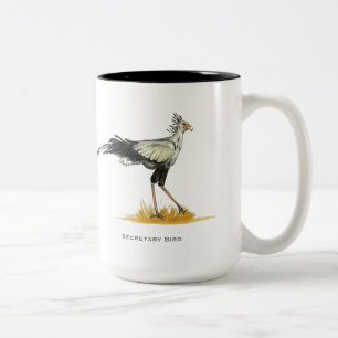 Caneca De Café Em Dois Tons Secretário Bird Coffee Mug