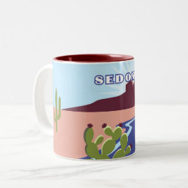 Caneca De Café Em Dois Tons Sedona, Arizona