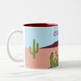 Caneca De Café Em Dois Tons Sedona, Arizona