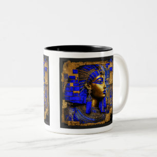 Caneca De Café Em Dois Tons Segredos Egípcios Mug De Dois Toneladas, 11 Oz
