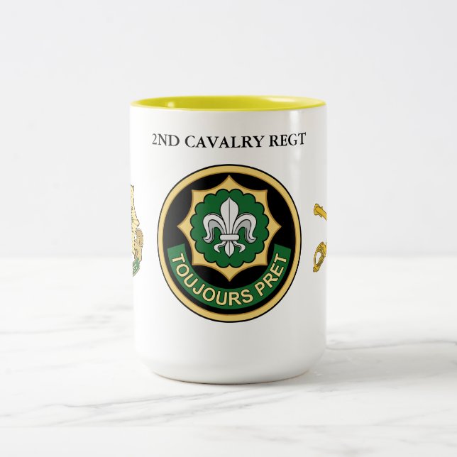 CANECA DE CAFÉ EM DOIS TONS SEGUNDO CAVALRY MUG  (Centro)