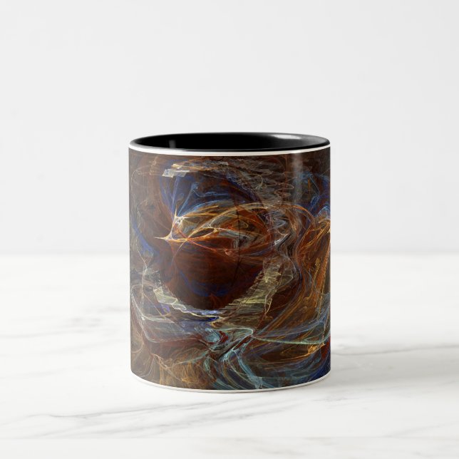 Caneca De Café Em Dois Tons Segundos de roda (Centro)