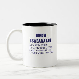 CANECA DE CAFÉ EM DOIS TONS SEI QUE JURO MUITO