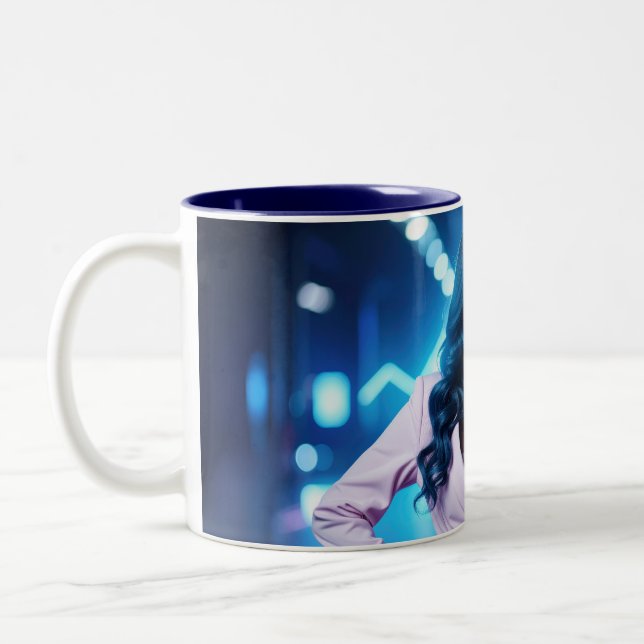 CANECA DE CAFÉ EM DOIS TONS SEJA DIFERENTE (Esquerda)