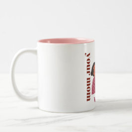 Caneca De Café Em Dois Tons seja gentil com sua mãe