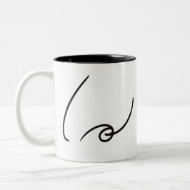 Caneca De Café Em Dois Tons Seja Gentil Estenografia