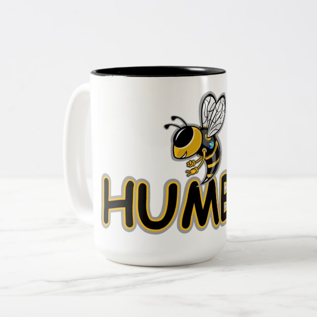 CANECA DE CAFÉ EM DOIS TONS SEJA HUMILDE  (Frente Esquerda)