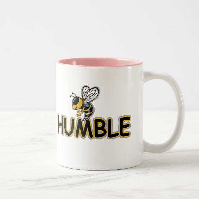 CANECA DE CAFÉ EM DOIS TONS SEJA HUMILDE  (Direita)