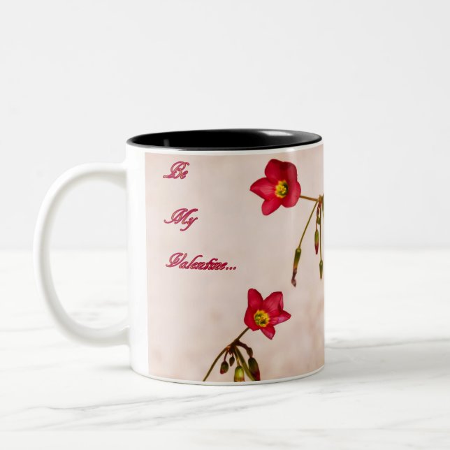 Caneca De Café Em Dois Tons Seja meu Namorados (Esquerda)
