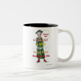 Caneca De Café Em Dois Tons Seja Negrito, Seja gentil
