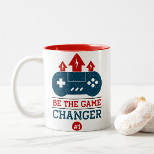 Caneca De Café Em Dois Tons Seja o primeiro jogador a jogar