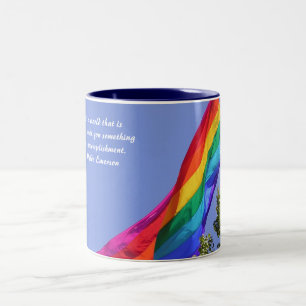 Caneca De Café Em Dois Tons Seja você mesmo