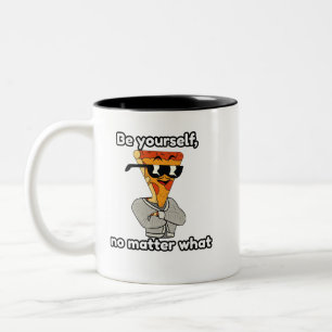 Caneca De Café Em Dois Tons Seja você mesmo, não importa o que aconteça
