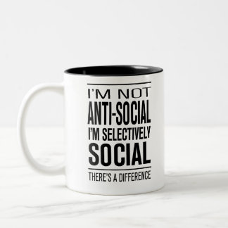 Caneca De Café Em Dois Tons SelectivelySocial