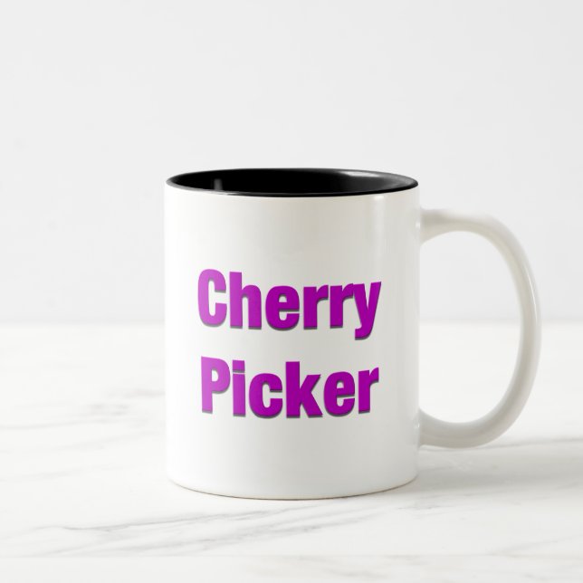Caneca De Café Em Dois Tons Seletor de Cereja (Direita)