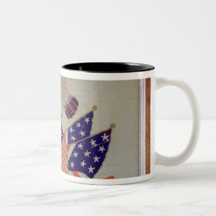 Caneca De Café Em Dois Tons Selo dos Estados Unidos da América, c.1840