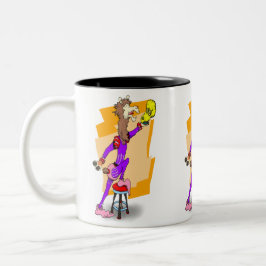 Caneca De Café Em Dois Tons Sem drama de feno de lama! 1