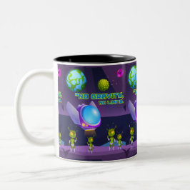 Caneca De Café Em Dois Tons Sem gravidade sem limites