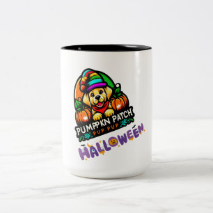 Caneca De Café Em Dois Tons Semente de Joy Pumpkin Patch