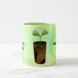 Caneca De Café Em Dois Tons Sementes de serra