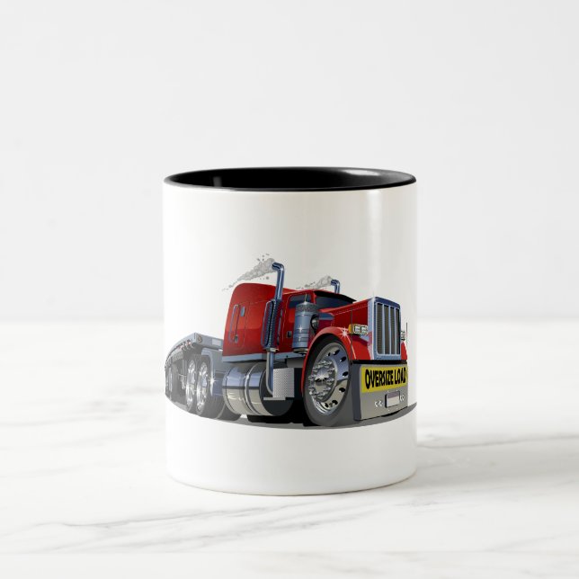 Caneca De Café Em Dois Tons Seminário de desenho animado (Centro)