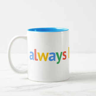 Caneca De Café Em Dois Tons Sempre histórica