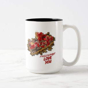 Caneca De Café Em Dois Tons Sempre Te Amo