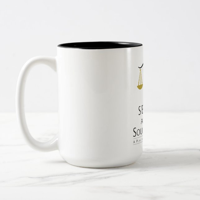 Caneca De Café Em Dois Tons Seneca e a Alma de Nero Mug (Esquerda)