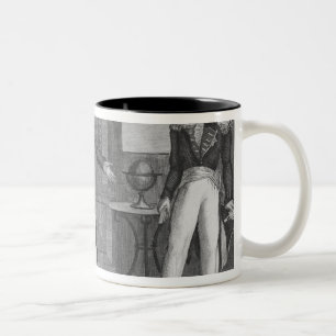 Caneca De Café Em Dois Tons Senhor Hudson Lowe que vem no estudo de Napoleon